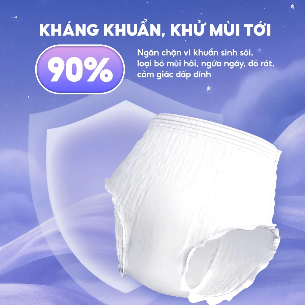 Băng vệ sinh quần Topgia siêu thấm hút chất liệu mềm mại thoáng khí an toàn cho da 5 miếng - 2