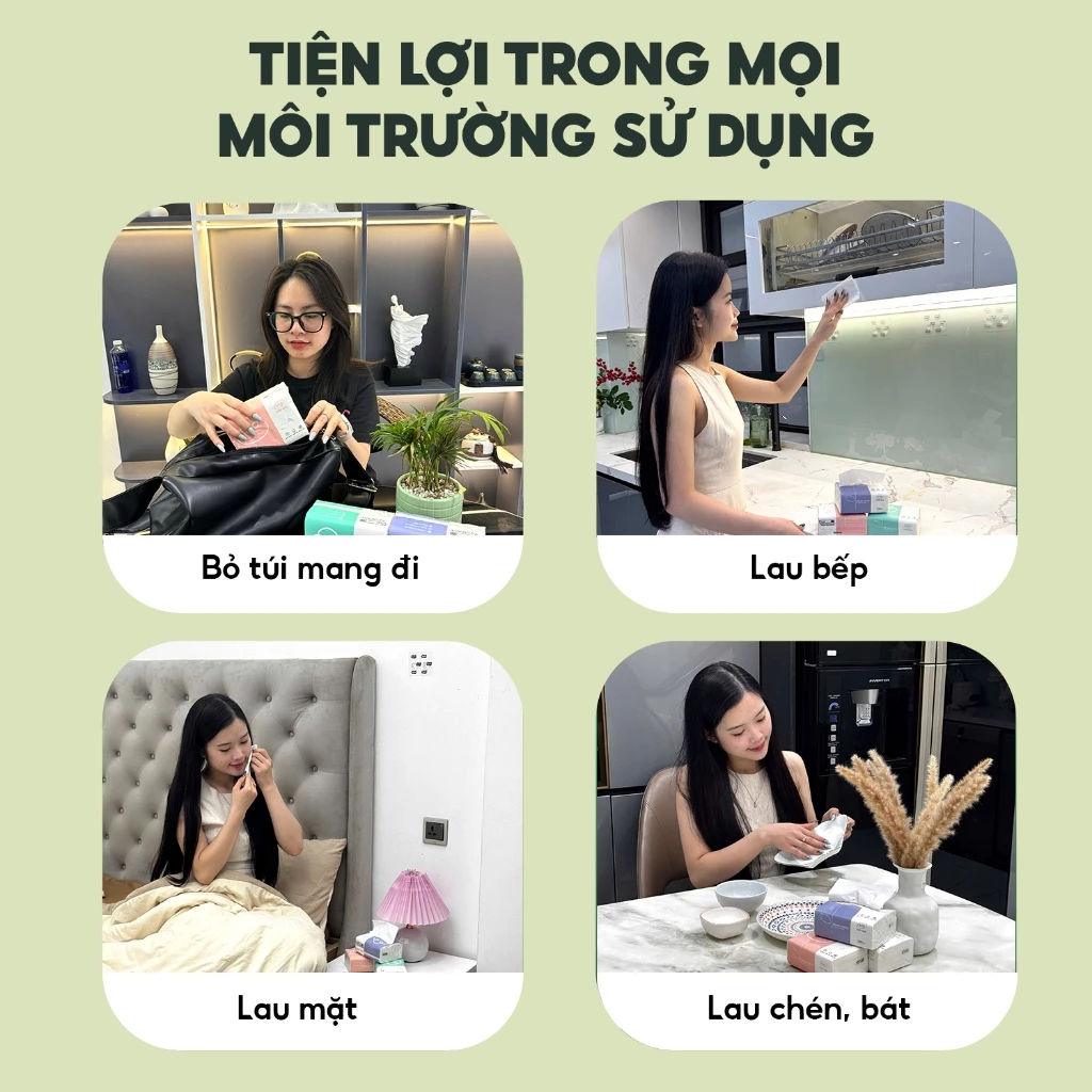 Thùng 30 gói giấy ăn rút Topgia 3 màu cao cấp 4 lớp dày dặn, mềm mịn, thùng 16/36/40/46/10 gói - 4