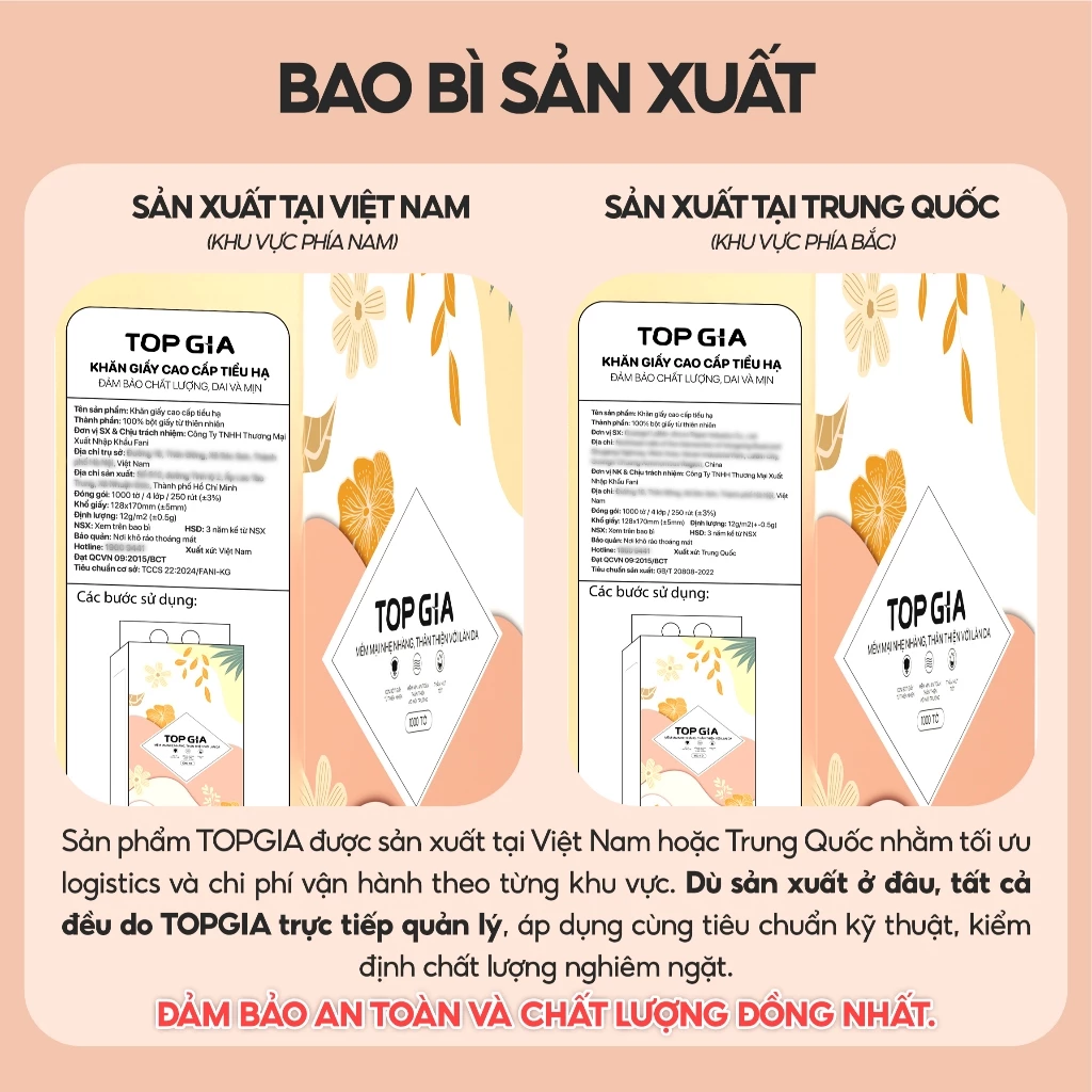 Khăn giấy cao cấp treo tường TopGia Tiểu hạ 10 bịch, Giấy vệ sinh treo tường 4 lớp an toàn 6/12 bịch - 3