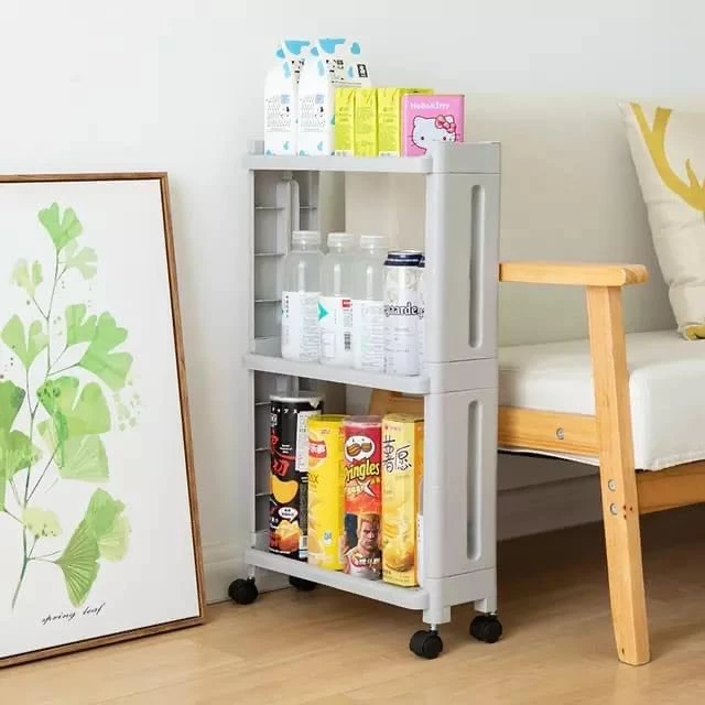 Kệ 3 Tầng COZY HOME Đựng Đồ Đa Năng Nhà Tắm Nhà Bếp Kệ góc hẹp có Bánh Xe - 4
