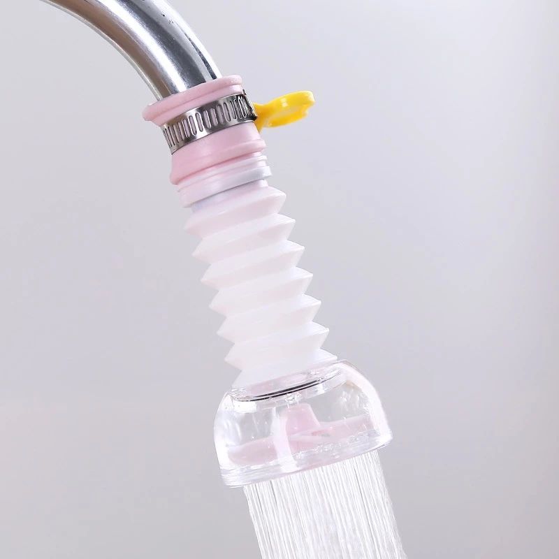 Vòi lọc nước rửa bát tăng áp xoay 360 có thể kéo dài chống bắn nước - Dbavio - 3