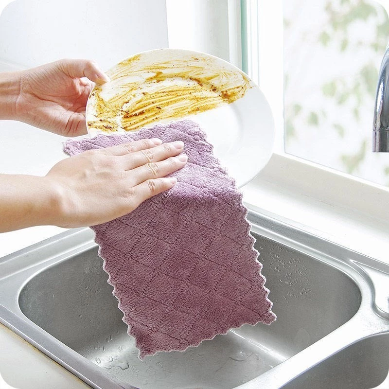 Khăn Lau Bếp Đa Năng 2 Mặt Siêu Tiện Lợi (1 Chiếc) - Siêu Thị Tiện Ích