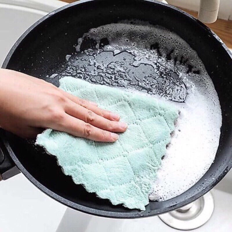 Khăn Lau Bếp Đa Năng 2 Mặt Siêu Tiện Lợi (1 Chiếc) - Siêu Thị Tiện Ích - 3