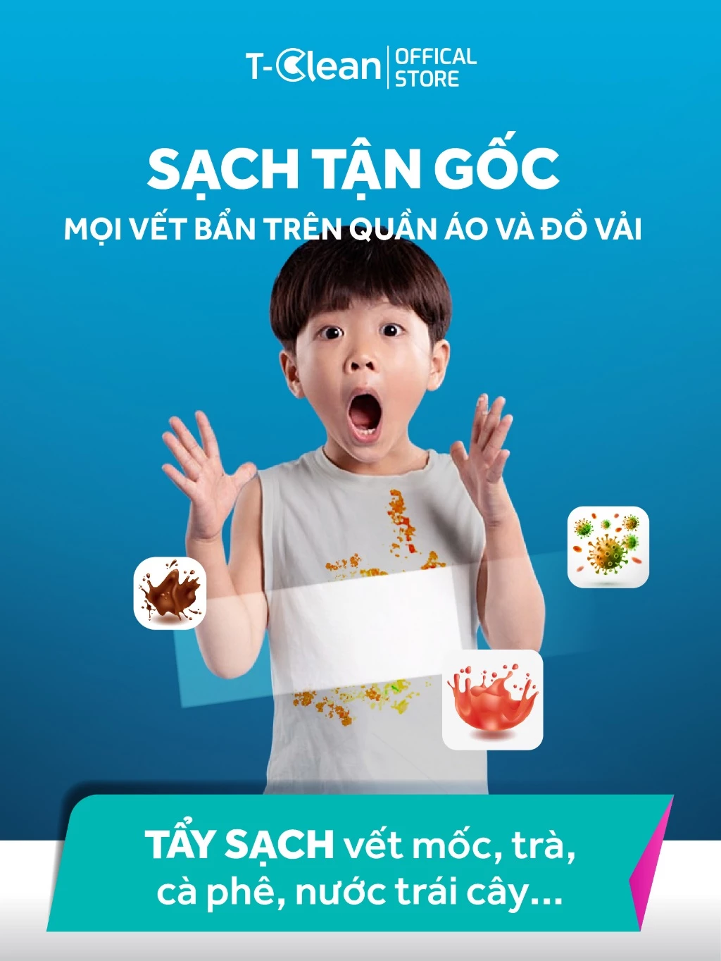 T-Clean Bột đa năng TP tự nhiên làm sạch xoong nồi inox, quần áo, khử mùi hôi tắc cống.. - 2